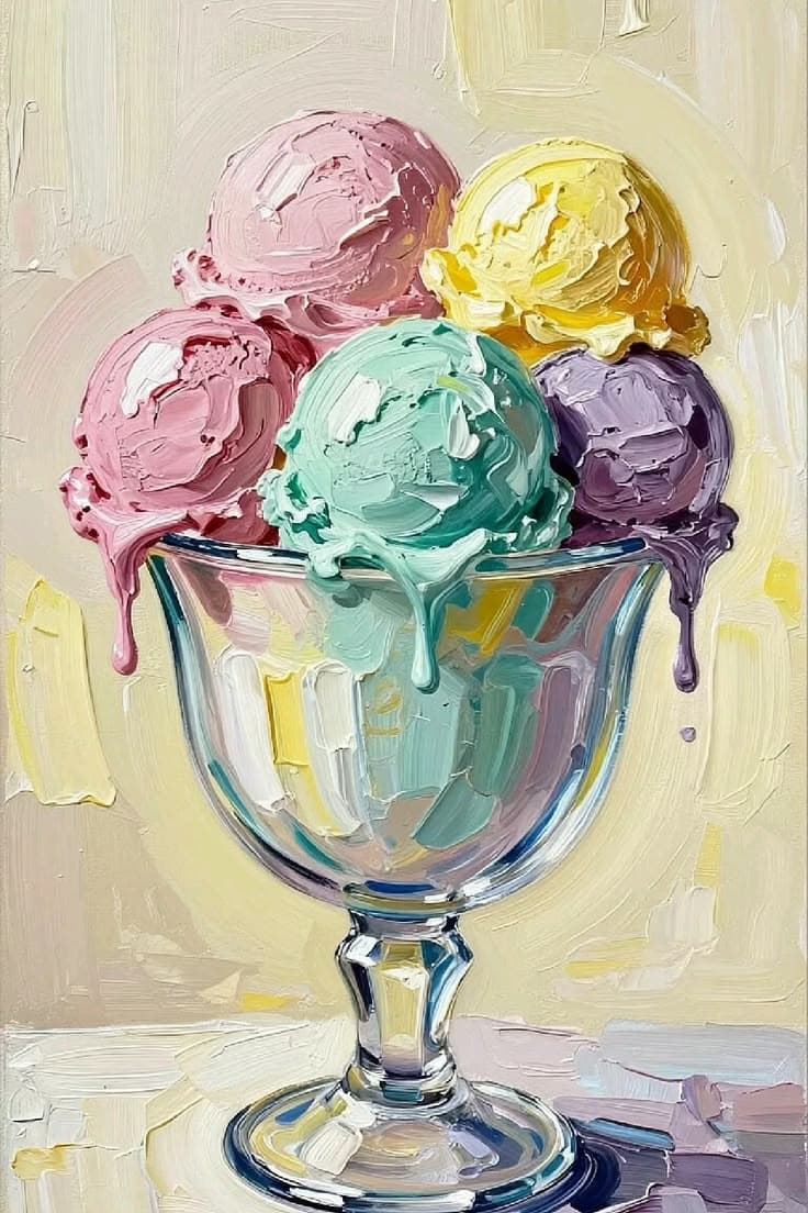 Helado Lienzo